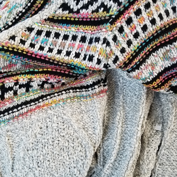 CERELIA Cardigan with multi color print -beige - Picture 5 of 6